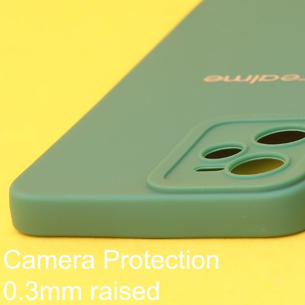 Dark Green Spazy Silicone Case for Realme C35