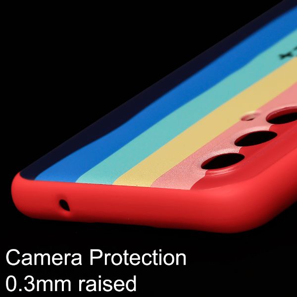 Rainbow Camera Safe Silicone Case for Oneplus Nord CE