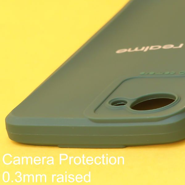 Dark Green Spazy Silicone Case for Realme C30s