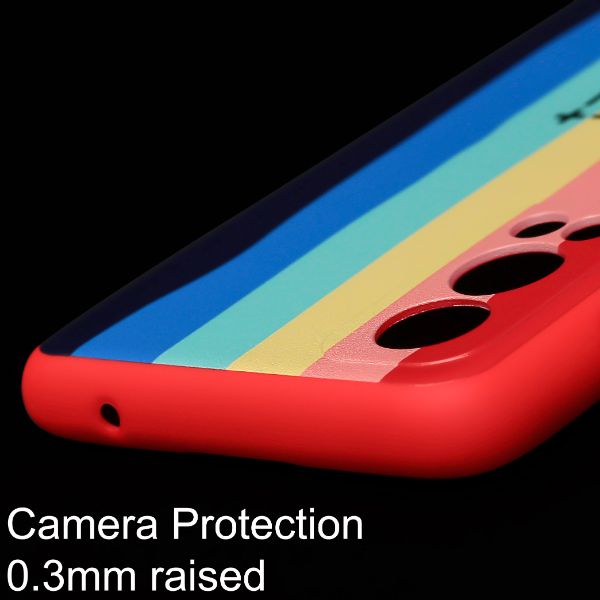 Rainbow Camera Safe Silicone Case for Oneplus Nord 2