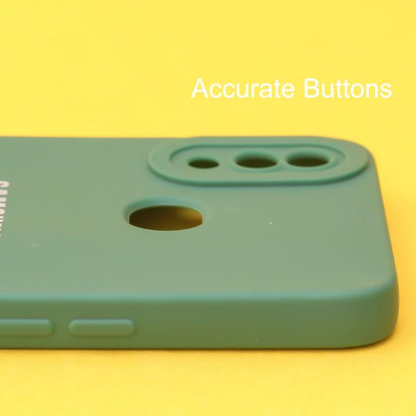 Dark Green Spazy Silicone Case for Samsung A10s