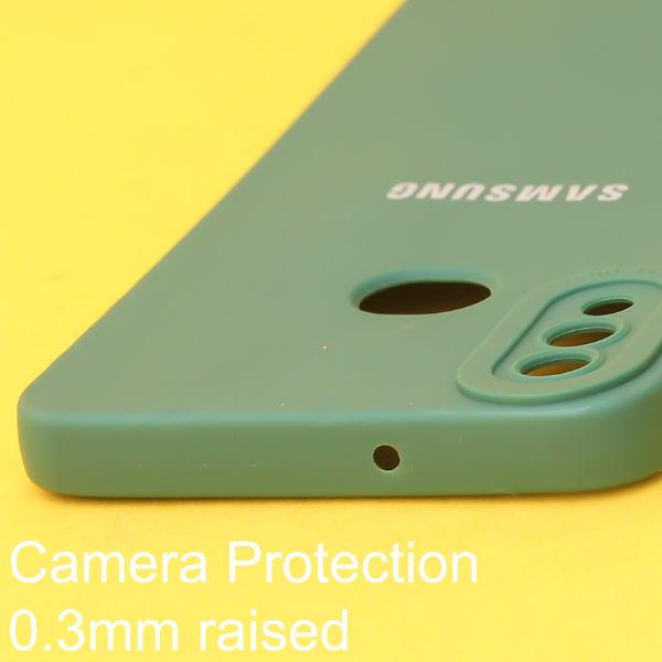 Dark Green Spazy Silicone Case for Samsung A10s