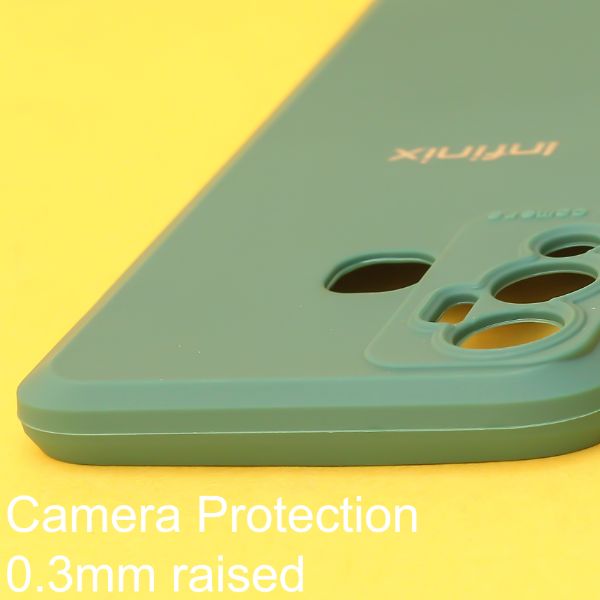 Dark Green Spazy Silicone Case for Infinix Hot 12 Play