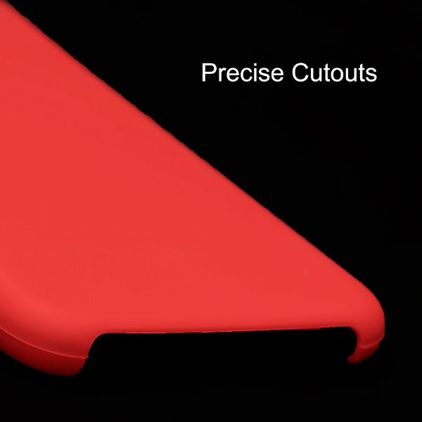 Red Original Silicone case for Apple iphone SE 2