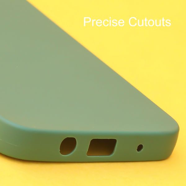 Dark Green Spazy Silicone Case for Infinix Hot 10 Play