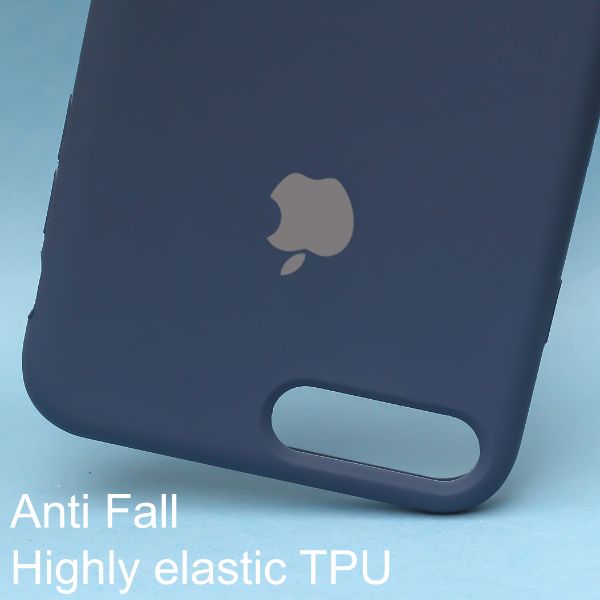 Dark Blue Original Silicone case for Apple iphone 7 Plus