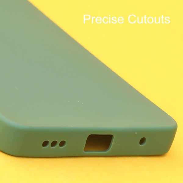 Dark Green Spazy Silicone Case for Redmi Note 10 Pro max