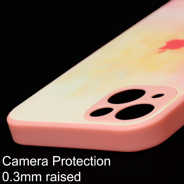 Magma oil paint mirror case for Apple iphone 13 Mini