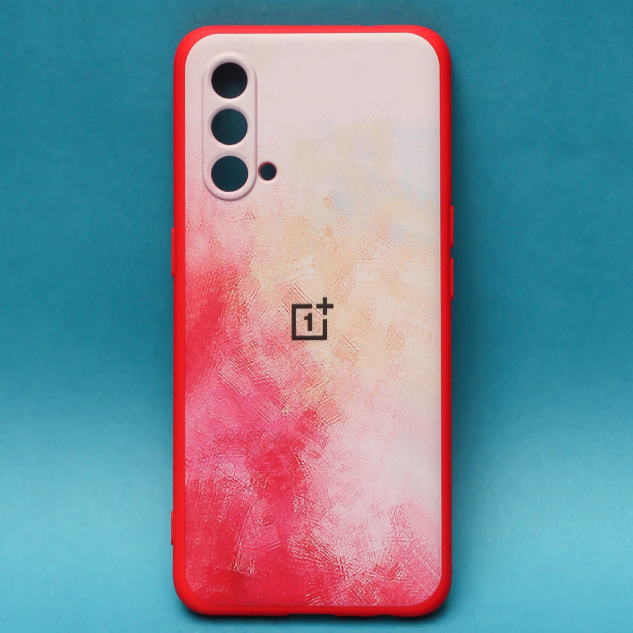 Magma Camera oil paint Silicone case for Oneplus Nord CE