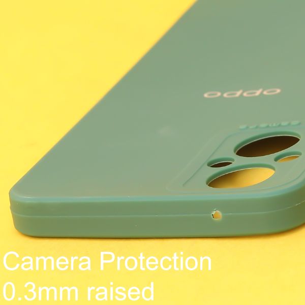 Dark Green Spazy Silicone Case for Oppo F21 Pro 5g