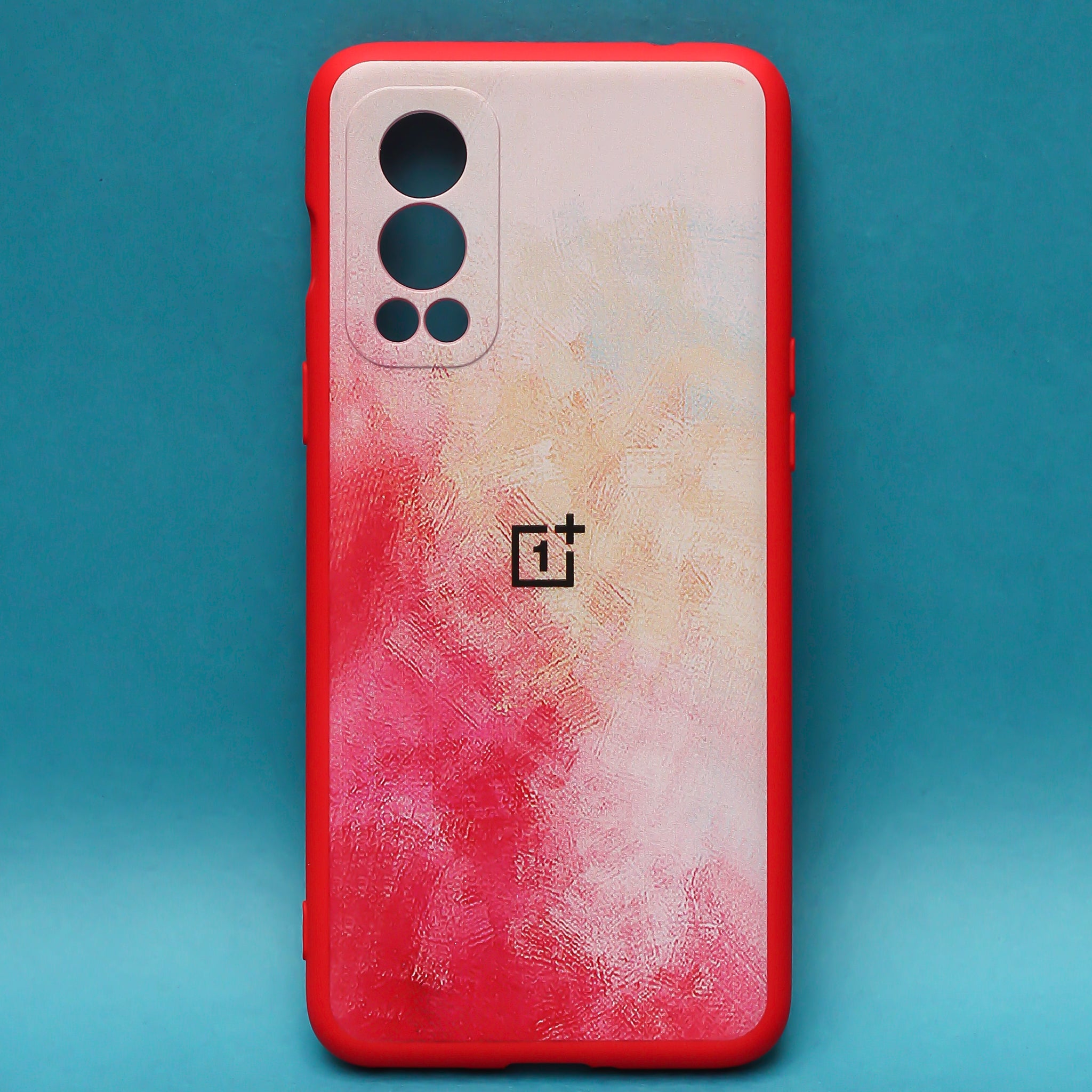 Magma Camera oil paint Silicone case for Oneplus Nord 2