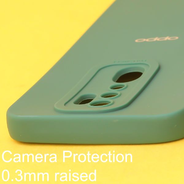 Dark Green Spazy Silicone Case for Oppo A9 2020