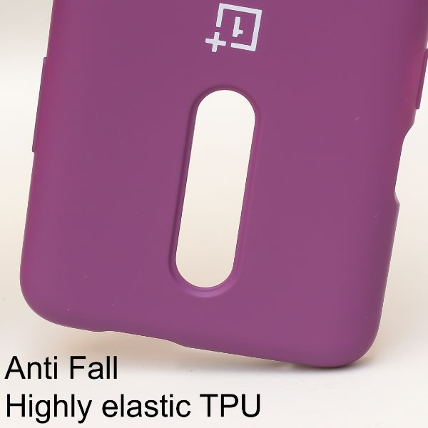 Dark Purple Original Silicone case for Oneplus 7 Pro