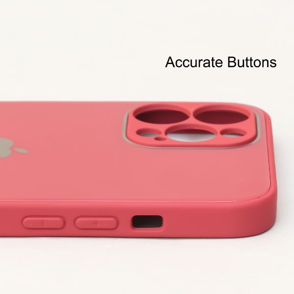 Red camera Safe mirror case for Apple Iphone 14 Pro