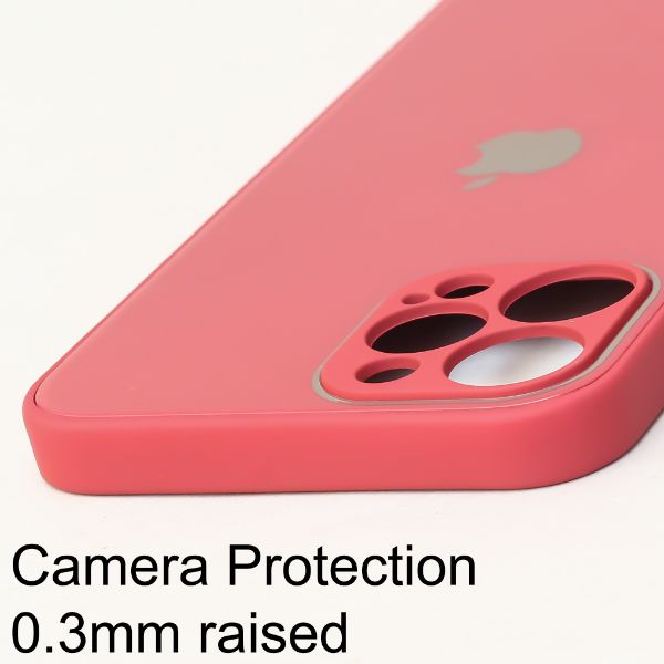 Red camera Safe mirror case for Apple Iphone 12 Pro Max