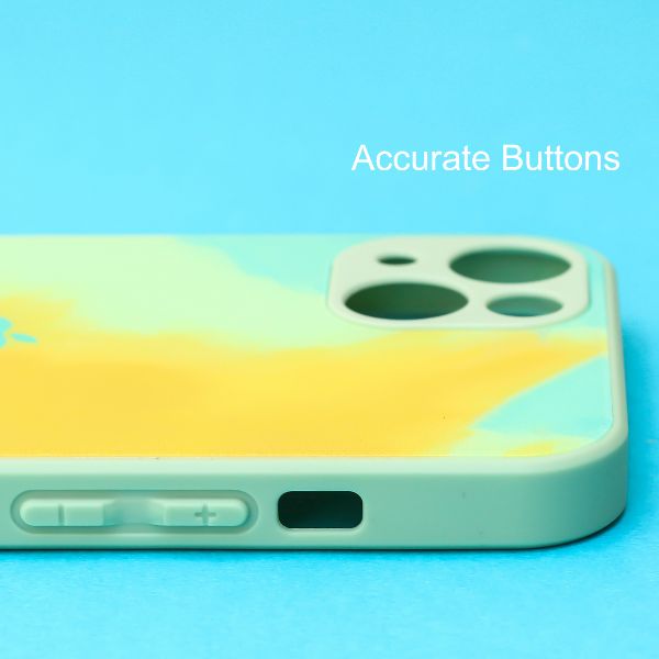 Ocean oil paint mirror case for Apple iphone 13 Mini