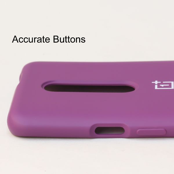 Dark Purple Original Silicone case for Oneplus 7 Pro