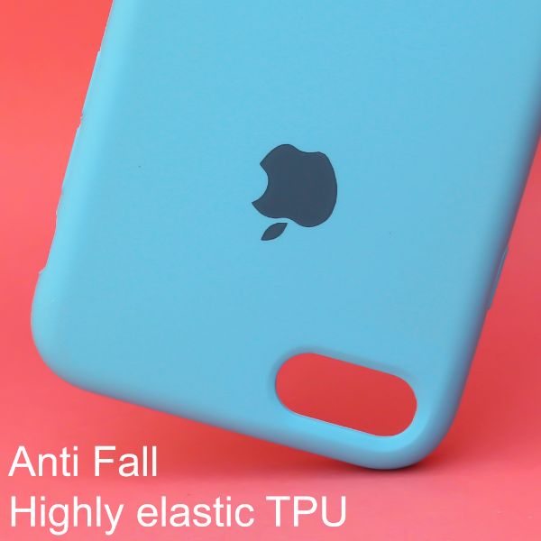 Sky Blue Original Silicone case for Apple iphone SE 2