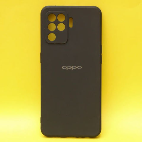 Black Candy Silicone Case for Oppo F19 Pro