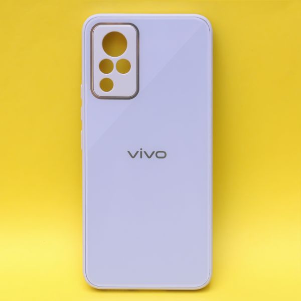 Purple camera Safe mirror case for Vivo V21