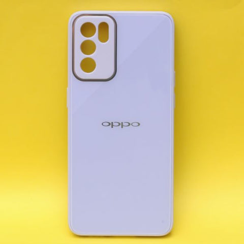 Purple camera Safe mirror case for Oppo Reno 6 5g