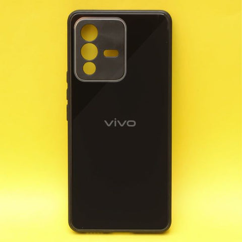 Black camera protection mirror case for Vivo V23 pro