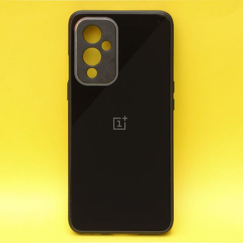 Black camera protection mirror case for Oneplus 9