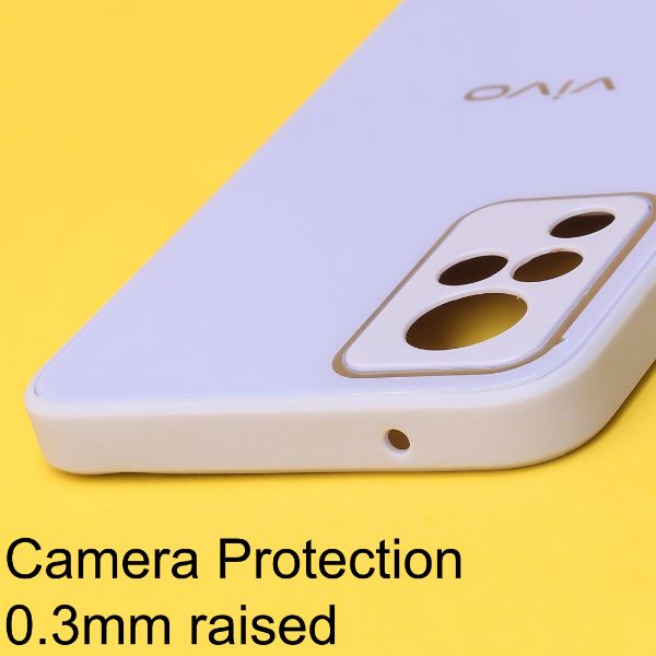 Purple camera Safe mirror case for Vivo V21