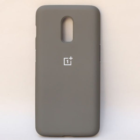 Grey Original Silicone case for Oneplus 7