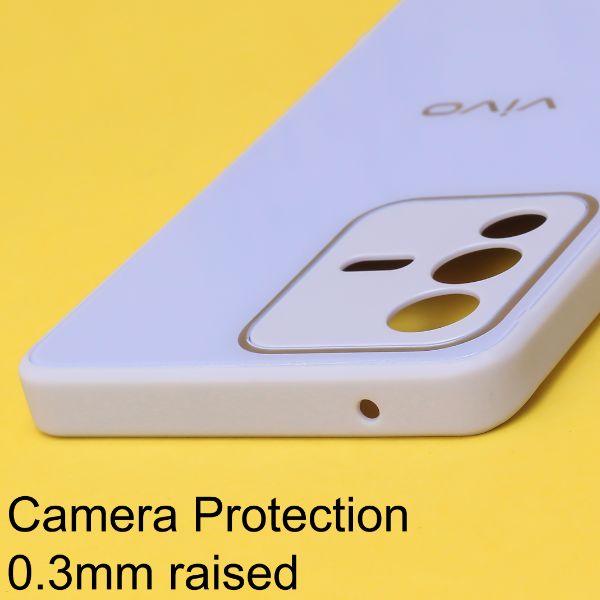 Purple camera Safe mirror case for Vivo V23