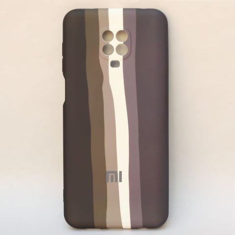 Brown Monochrome Camera Silicone Case for Redmi Note 9 Pro Max
