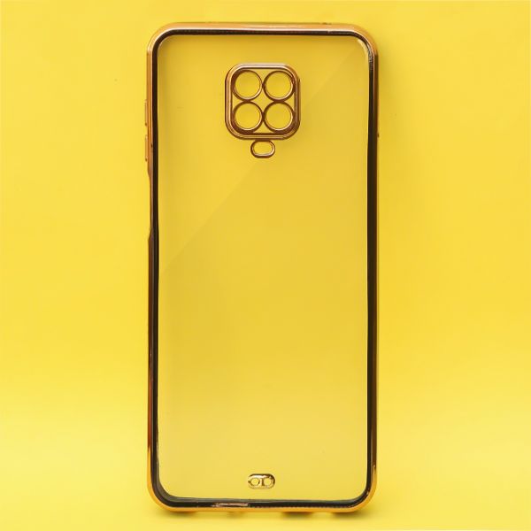 Black Electroplated Transparent Case for Redmi Note 9 Pro Max