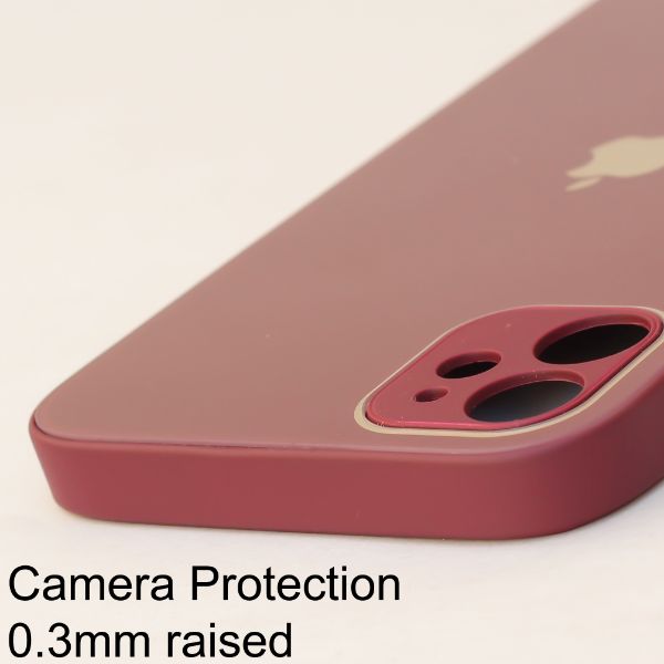 Mehroon camera Safe mirror case for Apple Iphone 12 Mini