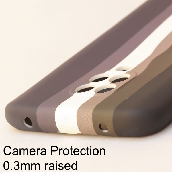 Brown Monochrome Camera Silicone Case for Poco M2 Pro