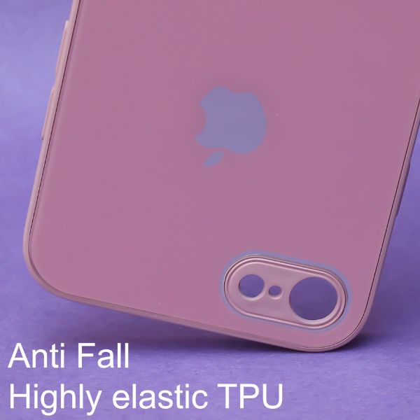 Purple camera protection mirror case for Apple Iphone 7