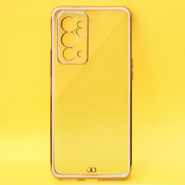 Purple Electroplated Transparent Case for Oneplus 9RT