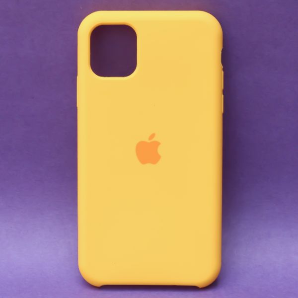 Yellow Original Silicone case for Apple iphone 11