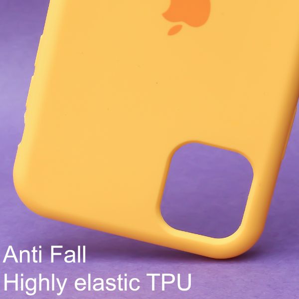 Yellow Original Silicone case for Apple iphone 11