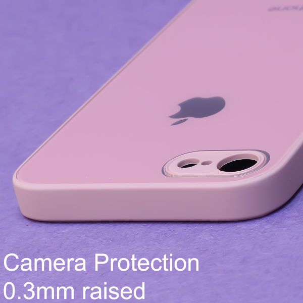 Purple camera protection mirror case for Apple Iphone 7