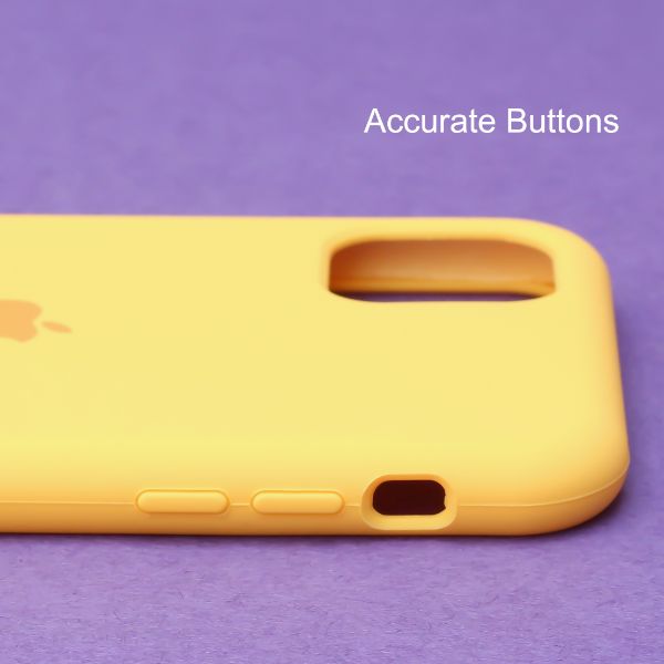 Yellow Original Silicone case for Apple iphone 13