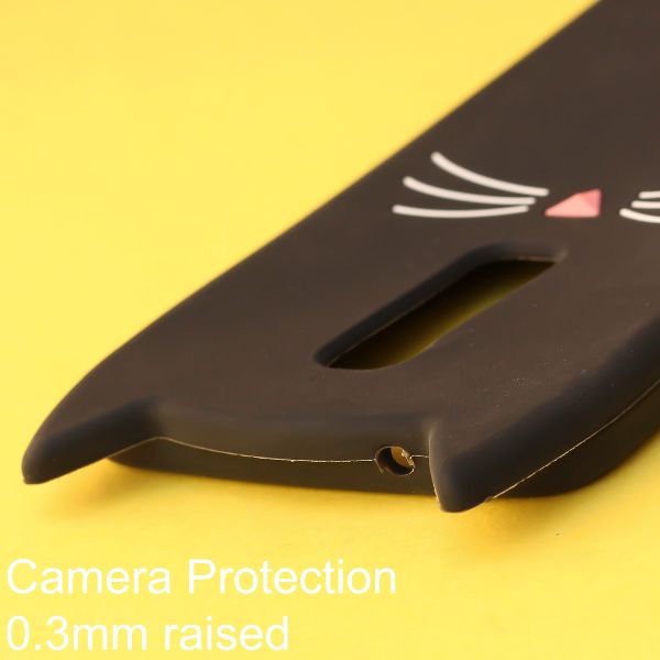 Black Cat 3D Silicone Case for Oneplus 6