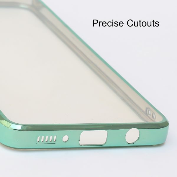 Green Chrome Transparent Case for Samsung A51