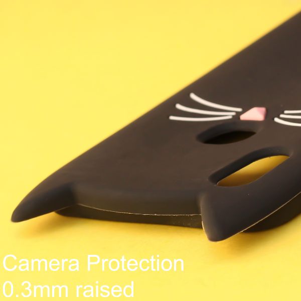 Black Cat 3D Silicone Case for Vivo V9