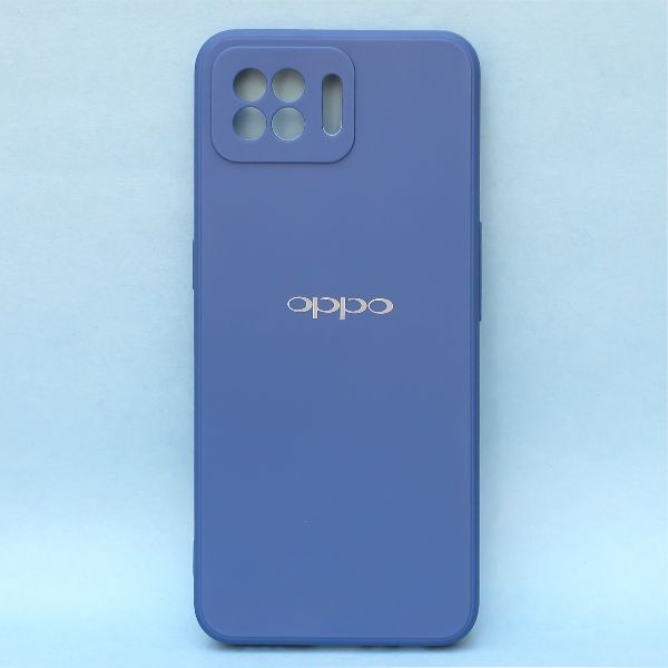 Dark Blue  Candy Silicone Case for Oppo F17 Pro