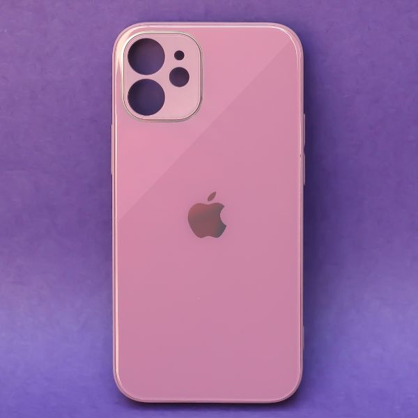 Purple camera Safe mirror case for Apple Iphone 12 Mini