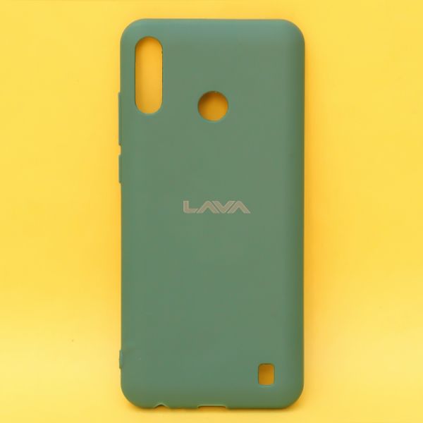 Dark Green candy  Silicone Case for Lava Z3