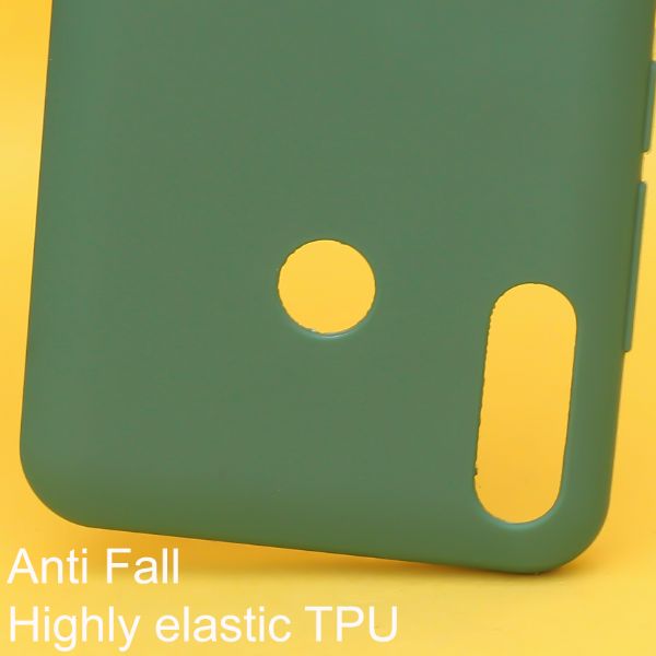 Dark Green candy  Silicone Case for Lava Z3