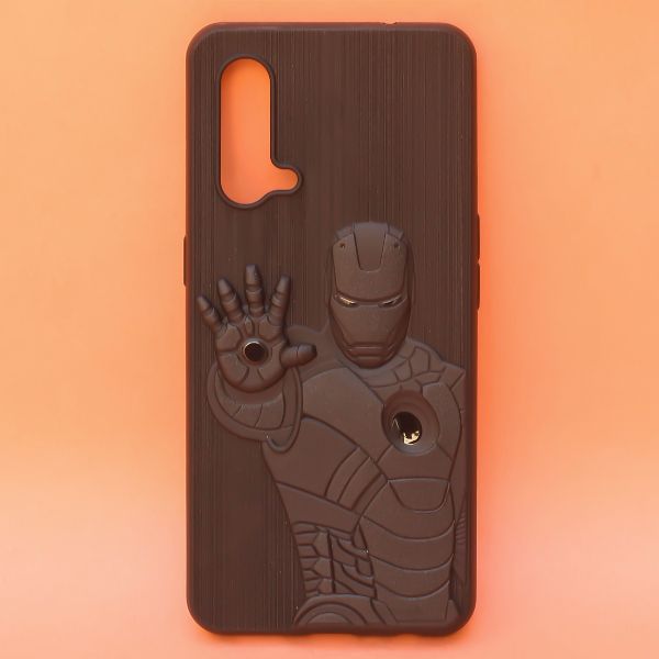 Superhero 3 Engraved Silicone Case for Oneplus Nord CE