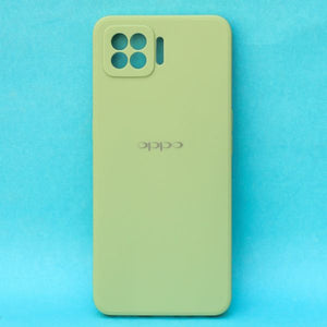 Light Green Candy Silicone Case for Oppo F17 Pro