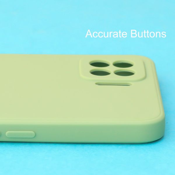 Light Green Candy Silicone Case for Oppo F17 Pro